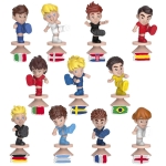 Бомбичка за баня Craze - Футбол с фигурка изненада, асортимент