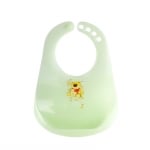 Пластмасов лигавник с джоб Canpol - Happy Animals, Зелен