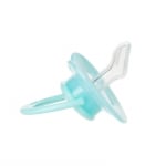 Силиконова анатомична залъгалка Canpol - Pastelove, 0-6 m, Зелена