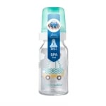 Стъклено шише с антиколик биберон Canpol - Зелено, 120 ml