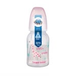 Шише за хранене Canpol - Transparent, 120 ml, Розово