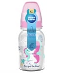 Шише за хранене Canpol - Love&Sea, 120 ml, Розово