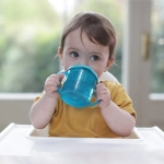 Чаша с дръжки и прибиращ се твърд накрайник Tommee Tippee - First Cup, Червена, 190 ml, 4 m+