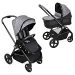 Комбинирана количка 2 в 1 Chicco - Mysa, Charming Grey