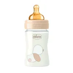 Стъклено шише Chicco - Original Touch, 150 ml, 0м+