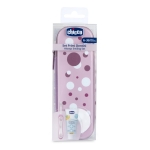 Комплект за почистване на зъбки Chicco, розов
