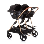 Количка за близнаци Chipolino - Дуо Смарт, Роза и Скай