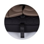 Столче за кола Chipolino - LuxX, i-Size, IsoFix, 76-150 cm, Обсидиан