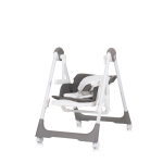 Столче за хранене 2 в 1 Chipolino - Milk Shake, Гранит