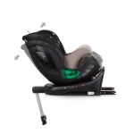 Столче за кола Chipolino - Максимус, 360°, I-Size, IsoFix, 40-150 cm, Макадамия