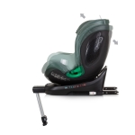 Столче за кола Chipolino - Максимус, 360°, I-Size, IsoFix, 40-150 cm, Гранит