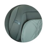 Столче за кола Chipolino - Максимус, 360°, I-Size, IsoFix, 40-150 cm, Гранит