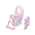 Тоалетна седалка със стълба Chipolino - Скипи, Розова