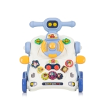 Музикална играчка на колела 3 в 1 Chipolino - Кола, Синя