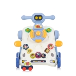 Музикална играчка на колела 3 в 1 Chipolino - Кола, Синя