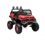 Акумулаторен джип Chipolino - Mercedes Unimog, червен