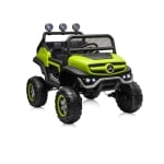 Акумулаторен джип Chipolino - Mercedes Unimog, бял 