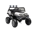 Акумулаторен джип Chipolino - Mercedes Unimog, бял 