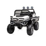 Акумулаторен джип Chipolino - Mercedes Unimog, бял 