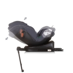Столче за кола Chipolino - Торино, 360°, IsoFix, i-Size, 40-150 cm, Фламинго