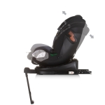Столче за кола Chipolino - Торино, 360°, IsoFix, i-Size, 40-150 cm, Фламинго