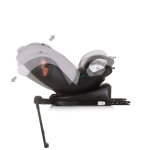 Столче за кола Chipolino - Торино, 360°, IsoFix, i-Size, 40-150 cm, Фламинго