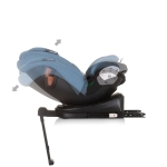 Столче за кола Chipolino - Торино, 360°, IsoFix, i-Size, 40-150 cm, Фламинго
