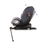 Столче за кола Chipolino - Торино, 360°, IsoFix, i-Size, 40-150 cm, Фламинго