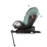 Столче за кола Chipolino - Торино, 360°, IsoFix, i-Size, 40-150 cm, Фламинго