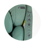 Столче за кола Chipolino - Торино, 360°, IsoFix, i-Size, 40-150 cm, Фламинго