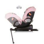Столче за кола Chipolino - Торино, 360°, IsoFix, i-Size, 40-150 cm, Фламинго