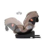 Столче за кола Chipolino - Воларе, i-Size, IsoFix, 360°, Обсидиан