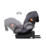 Столче за кола Chipolino - Воларе, i-Size, IsoFix, 360°, Обсидиан
