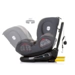Столче за кола Chipolino - Peak, i-Size, IsoFix, 360°, Фламинго
