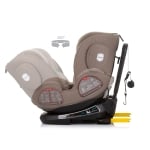 Столче за кола Chipolino - Peak, i-Size, IsoFix, 360°, Фламинго