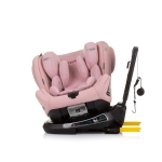 Столче за кола Chipolino - Peak, i-Size, IsoFix, 360°, Фламинго