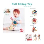 Образователна играчка Chipolino - Низанка кръгче, 4 в 1