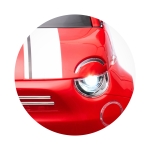 Акумулаторна кола Chipolino - Fiat 500, Розова