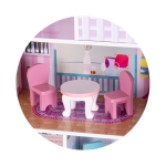 Дървена къща за кукли Chipolino, с 9 броя мебели