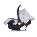 Столче за кола Chipolino - Аура, I-size, 40-87 cm, Сиво