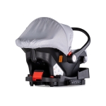 Столче за кола Chipolino - Аура, I-size, 40-87 cm, Сиво
