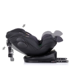 Стол за кола Chipolino - Hypnotic, 360°, I-Size, IsoFix, 40-150 cm, Облак