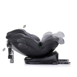 Стол за кола Chipolino - Hypnotic, 360°, I-Size, IsoFix, 40-150 cm, Облак