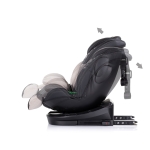Стол за кола Chipolino - Hypnotic, 360°, I-Size, IsoFix, 40-150 cm, Облак