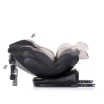 Стол за кола Chipolino - Hypnotic, 360°, I-Size, IsoFix, 40-150 cm, Облак