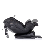 Стол за кола Chipolino - Hypnotic, 360°, I-Size, IsoFix, 40-150 cm, Облак