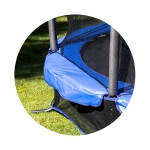 Детски батут Chipolino - Up & Down, 140 cm, Син