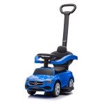 Кола за яздене с дръжка Chipolino - Mercedes C-Class, Бяла