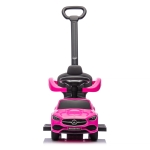 Кола за яздене с дръжка Chipolino - Mercedes C-Class, Бяла
