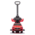 Кола за яздене с дръжка Chipolino - Mercedes C-Class, Бяла
